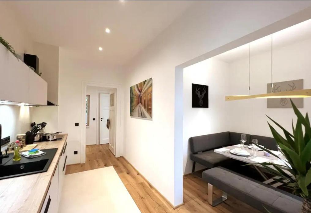 Soul-Apartment Balkon Privatparkplatz 2 Boxspringbetten 55Zoll Tv Wlan Лейпциг Экстерьер фото