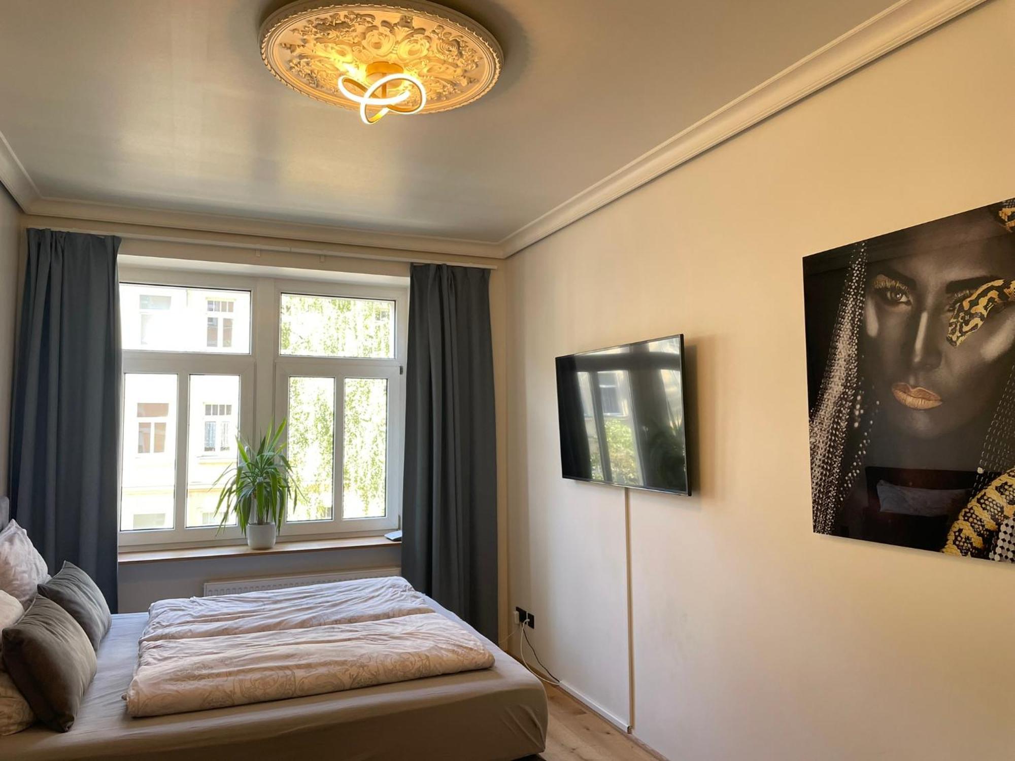 Soul-Apartment Balkon Privatparkplatz 2 Boxspringbetten 55Zoll Tv Wlan Лейпциг Экстерьер фото
