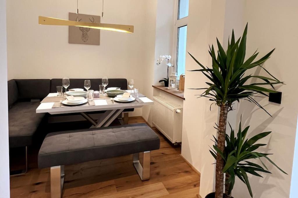 Soul-Apartment Balkon Privatparkplatz 2 Boxspringbetten 55Zoll Tv Wlan Лейпциг Экстерьер фото