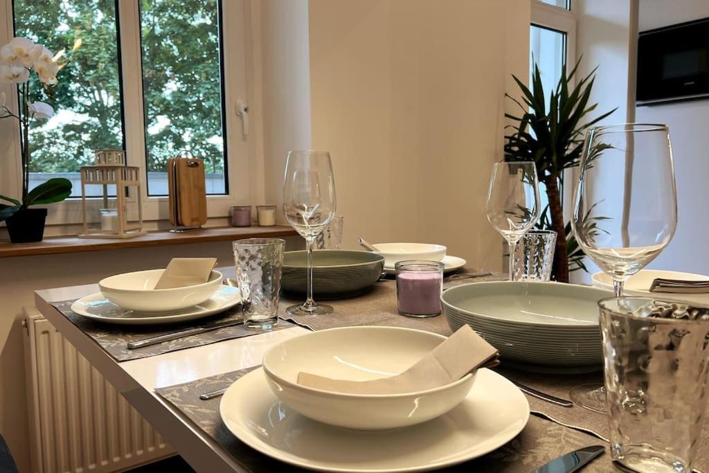 Soul-Apartment Balkon Privatparkplatz 2 Boxspringbetten 55Zoll Tv Wlan Лейпциг Экстерьер фото