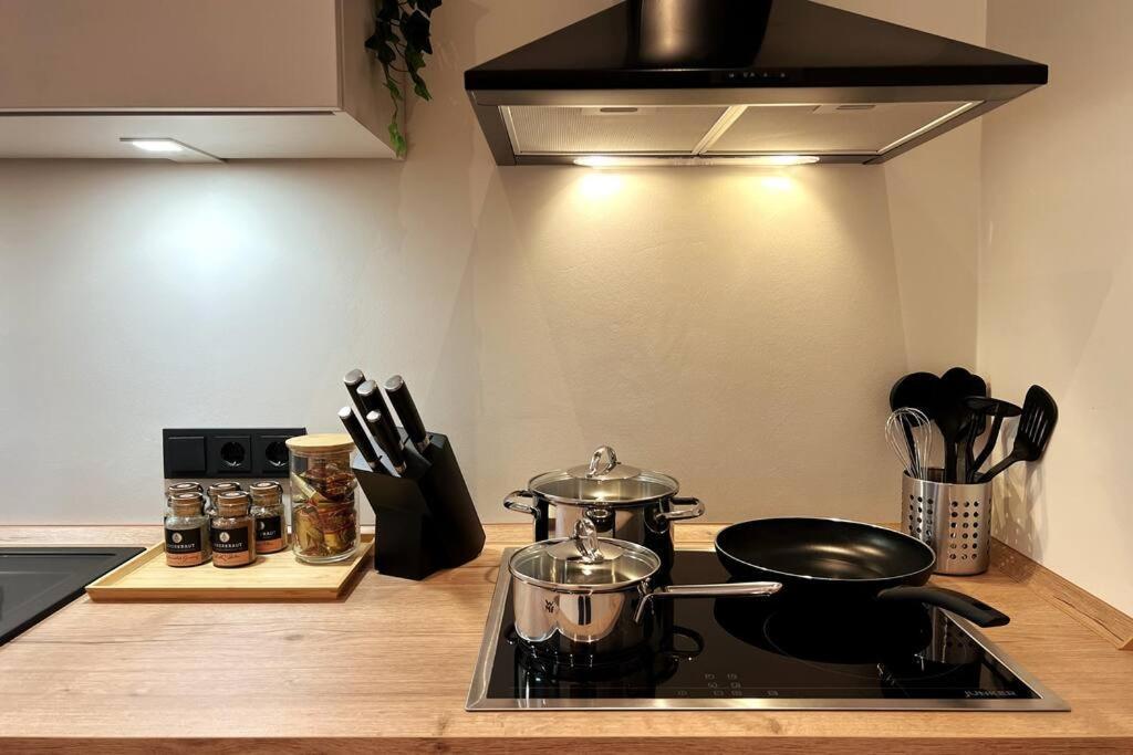 Soul-Apartment Balkon Privatparkplatz 2 Boxspringbetten 55Zoll Tv Wlan Лейпциг Экстерьер фото