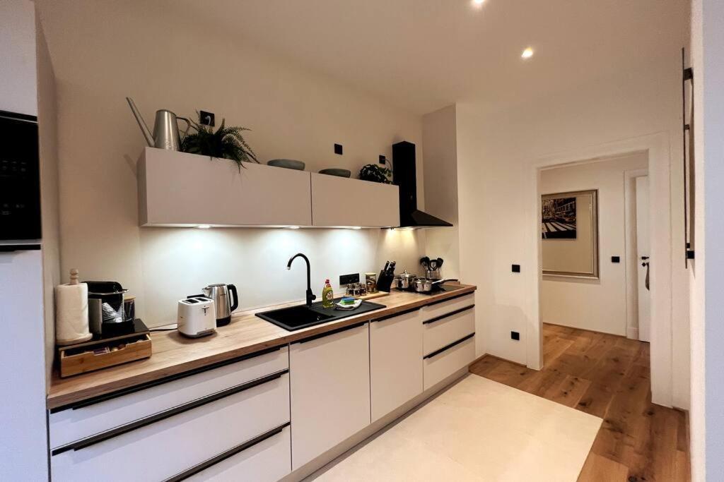 Soul-Apartment Balkon Privatparkplatz 2 Boxspringbetten 55Zoll Tv Wlan Лейпциг Экстерьер фото