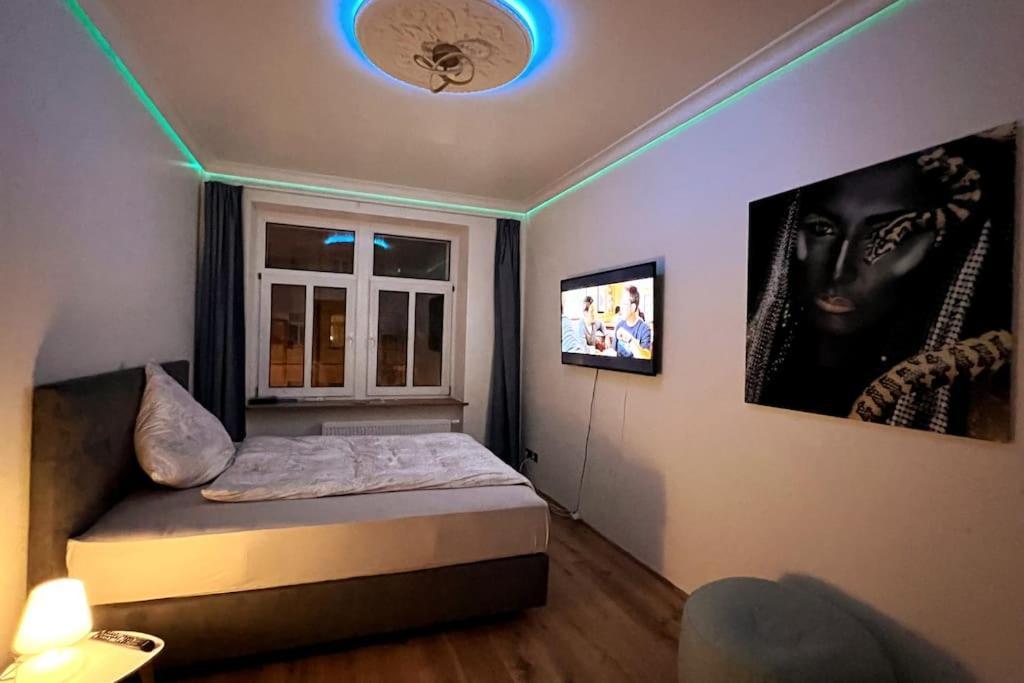 Soul-Apartment Balkon Privatparkplatz 2 Boxspringbetten 55Zoll Tv Wlan Лейпциг Экстерьер фото